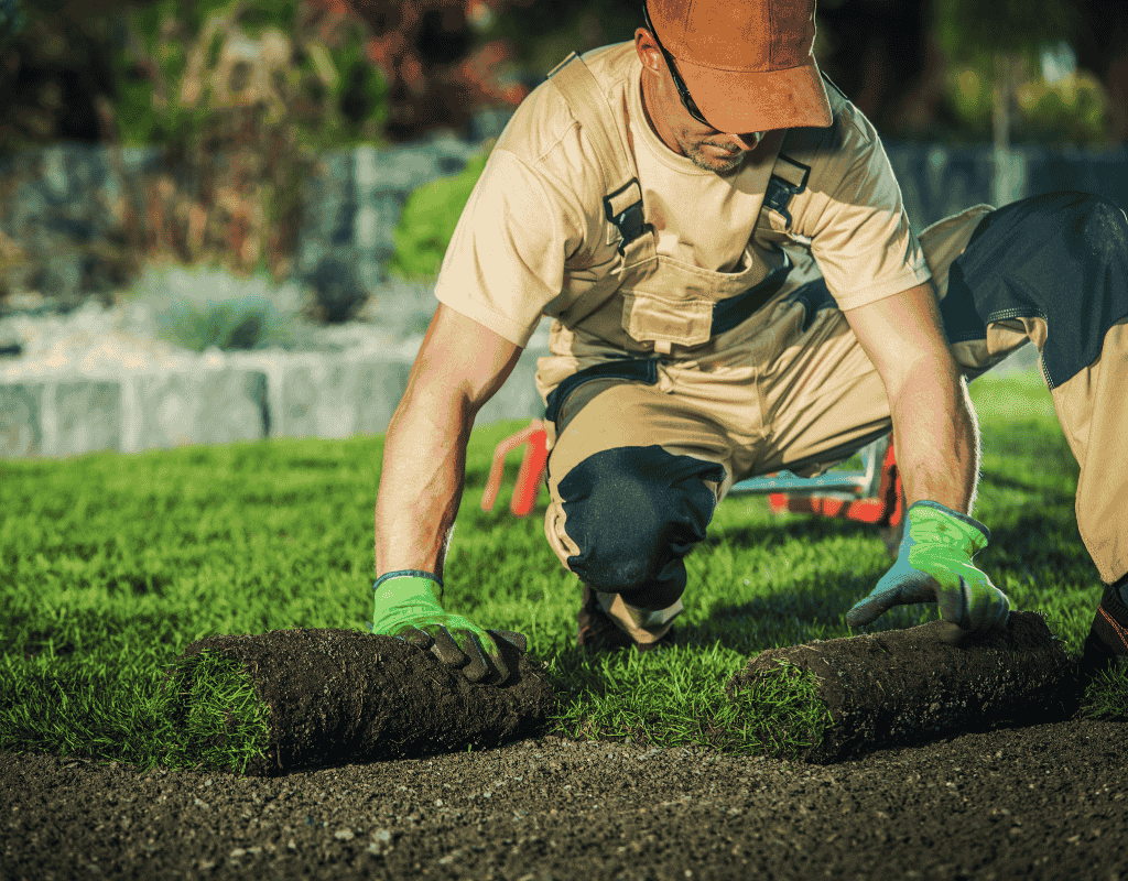 All Natural Landscaping Dover NH residential lawn installation