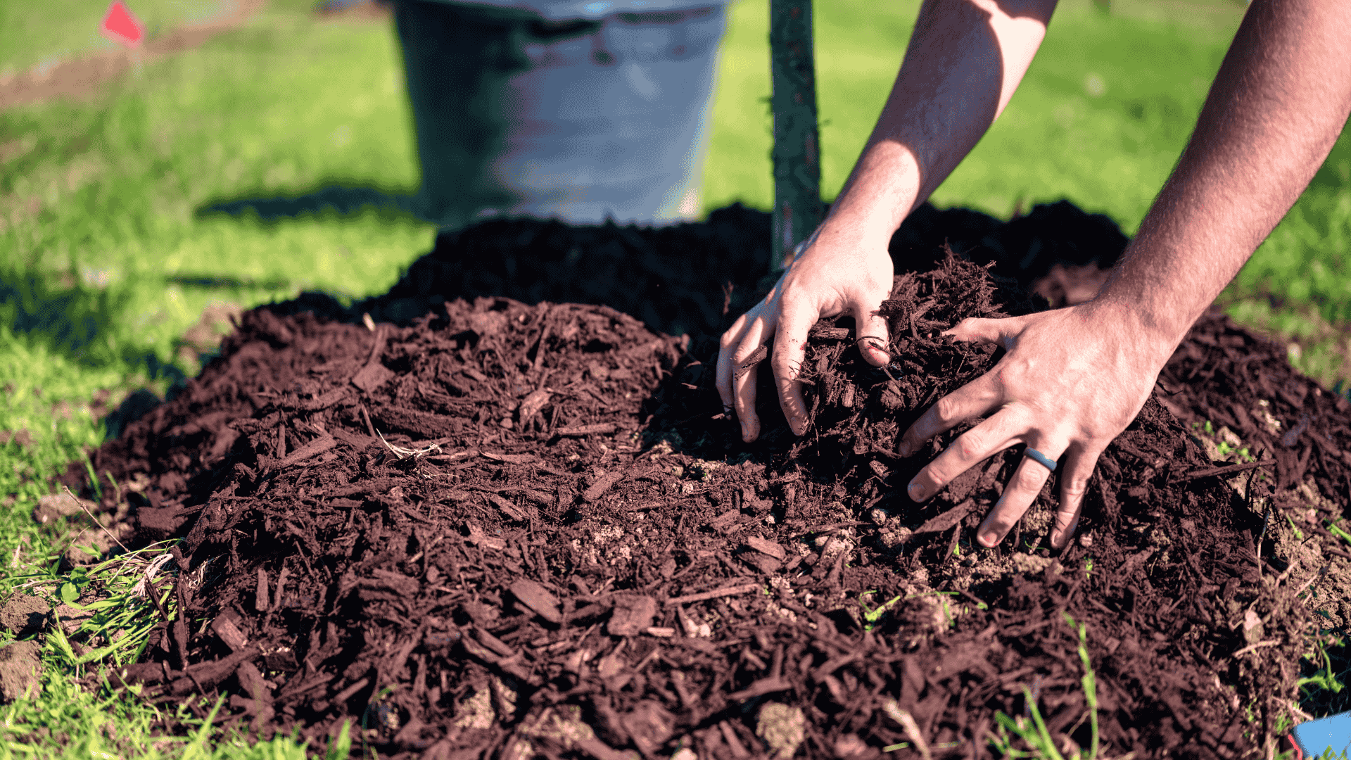 All Natural Landscaping Dover NH premium mulch installation