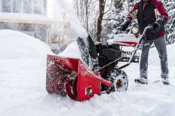 Professional snow plowing and landscaping Dover, NH team