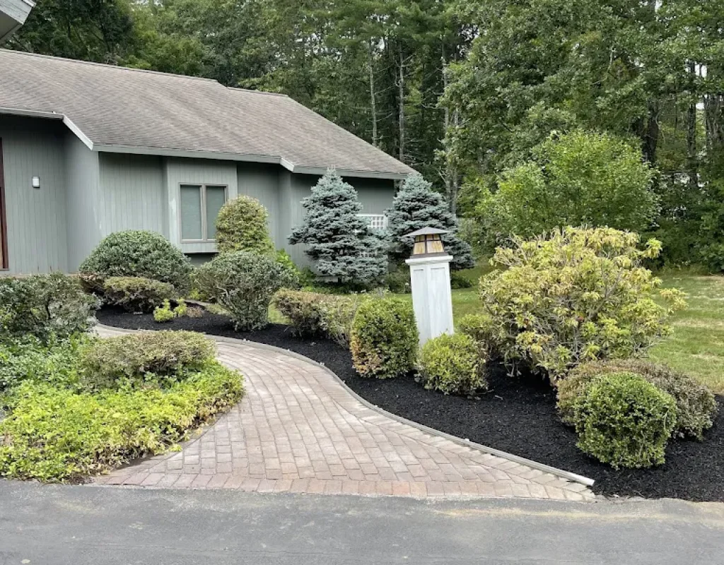 Residential landscaping project in Wells Maine