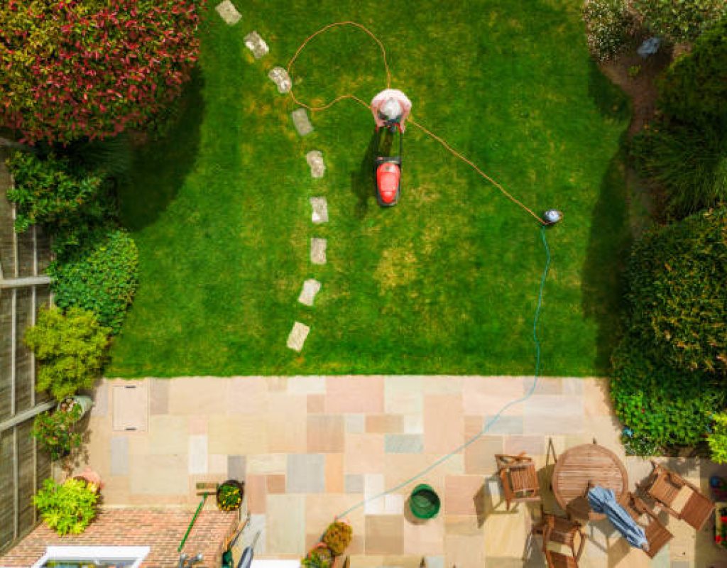 Lawn mowing completed with precision and attention to detail